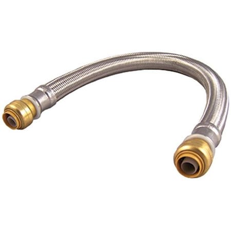 Cash Acme Cash Acme U3008FLEX18LF 18 in. Flexible Coupling Hose - 0.5 x 0.5 in. 188150